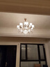 普亿照明（PUYI） 欧式吊灯客厅吊灯简欧后现代创意卧室餐厅灯轻奢水晶灯别墅套餐 套餐6：三室两厅（全光谱） 三色变光led灯泡 实拍图