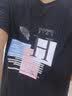 京识【2件】短袖T恤男士纯棉体恤男夏装男生打底汗衫圆领休闲上衣服潮 309黑色+2271深灰色 L （110-125斤） 实拍图