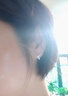 mini&yayas925银耳钉女无耳洞耳夹式简约养耳洞女生生日情人节礼 小枝芽耳钉 实拍图