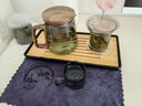 美斯尼 茶盘托盘竹制实木茶台茶具盘储水式居家用干果点心托盘茶具配件 听竹茶盘 白 实拍图