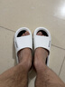 回力运动拖鞋男夏季可外穿户外eva厚底防滑高档潮流踩屎感凉拖鞋男士 白色 44-45 实拍图