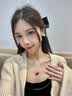 若华（RUOHUA）4-5mm18K黄金鸽血红宝石项链女彩宝锁骨链吊坠生日礼物云枝 实拍图
