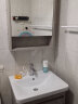 箭牌（ARROW）浴室柜陶瓷一体 洗手洗脸盆洗漱台镜柜组合套装 挂墙式工业风浴室 冷岩系列60CM（含龙头配件） 实拍图