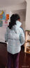 安德玛（Under Armour）女童羽绒服冬季新款儿童加厚保暖运动外套童装女大童短款羽绒服 淡蓝色(版型偏小，建议买大一码) 150cm 晒单实拍图