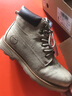森馬马丁靴2025冬季新款加绒保暖英伦中帮男士棉鞋高帮登山雪地大黄靴 月光灰 加绒 44 -偏大一码 实拍图