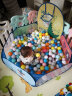 BG-BABYGO海洋球池室内围栏波波球弹力婴儿童玩具彩色球加厚安全无味 200个装 圣托里尼7CM 加厚环保 安全无味 实拍图