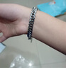彩莱娅钛钢手链男潮ins嘻哈韩版个性简约冷淡朋克霸气粗链条学生手链潮流古巴链首饰 钛钢手链 实拍图