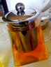 天喜（TIANXI） 玻璃茶壶耐热加厚玻璃茶具不锈钢过滤内胆茶水分离壶冲洗泡茶壶 鹰嘴方底茶壶950ml单壶 实拍图