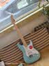 FENDER芬达Squier电吉他SONIC音速初学者入门芬德摇滚吉它乐器ST TELE 【FSR限量】单单双 蓝绿色ST 实拍图