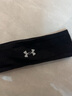 UNDER ARMOUR发带运动头带吸导汗带发箍运动篮球跑步健身男女止汗带擦汗束发带 网眼黑色针织头带 实拍图