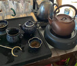 器美优品 茶具套装建盏镶鎏银曜变天目釉功夫茶具整套陶瓷泡茶壶茶杯送礼 曜变茶壶 10件 实拍图