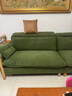 金木槿日式实木沙发客厅小户型奶油风羊羔绒直排双人沙发原木色柏木家具 耐磨猫爪布【可全拆洗-三层独立座包】 2.01米大双人位【橄榄绿】 实拍图