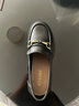 卓诗尼乐福鞋女2026年春春新款复古学院女鞋子厚底单鞋英伦风小皮鞋女 黑色 36 实拍图