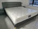 全友家居 意式轻奢双人床主卧室布艺靠背软包床头家用高脚大床1.8米 实拍图