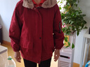 衣典零一（LEDIALYI）加绒加厚派克服棉服女2025秋冬季女装新款中年小个子棉衣棉袄外套 酒红色 XL 【推荐132-142斤】 实拍图