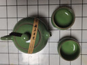 灵青坊青瓷茶壶单壶陶瓷全手工泡茶壶哥窑冰裂开片大号西施壶一壶两杯 哥窑梅子青一壶两杯 270ml 实拍图