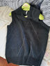 恒源祥100%纯羊毛衫马甲秋冬新款百搭针织背心男休闲V领套头衫上衣 黛兰 L 175 实拍图