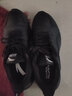 安踏女鞋运动鞋女秋冬新款网面跑步鞋软底皮面保暖防水休闲鞋黑色女鞋 (皮面加绒保暖)黑色 36 (5.5) 实拍图