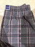百富（BYFORD）港产进口男士精梳棉阿罗裤格纹中腰平角短裤梭织裤衩商场款MW962 MW962灰色带纽扣，一片包臀 1条 M 实拍图