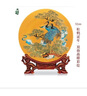 耕玉祝寿贺寿607080大寿送长辈父母老人生日退休礼物松鹤摆件 松鹤延年手绘盘-Φ32cm双面彩雕 实拍图