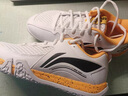 李宁贴地飞行2LITE男女同款羽毛球训练鞋AYTT003 标准白-3 43 实拍图