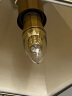 雷士（NVC） 灯泡led灯泡尖泡吊灯壁灯家用照明节能三色变光蜡烛尖泡 【E27】7瓦正白光 LED蜡烛尖泡 实拍图