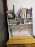酷林KULIN书架电脑桌上书架台面小架子学生简易置物架办公桌收纳书架 白色 实拍图