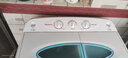 海飞（haifei）7.5公斤家用半自动洗衣机小型宿舍用尔迷你小巧双桶洗衣机半自动双缸洗衣机洗脱水一体家用洗衣机 7.5公斤半自动双桶瓷白 实拍图