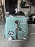 德龙（Delonghi）面包机 家用吐司机烤面包机 复古小型面包片加热早餐多士炉 CTOC2003.GR 萨丁尼亚绿 实拍图