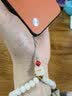 0度手机挂绳手腕手机链挂饰挂件吊绳旅游拍照春节生日礼适用iPhone苹果小米oppovivo便携手机挂链配件 甜美猫咪 实拍图