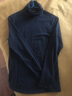 诚景一体绒加绒加厚高领打底衫男修身休闲纯色秋衣t恤男保暖长袖卫衣I 宝蓝色6020不加绒 L 实拍图