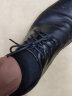 梵普森（FANPUSEN） 适配于蜘蛛·王花花·公子男女皮鞋鞋带圆形黑色休闲马丁靴细打蜡带子鞋绳 圆黑色 90cm 实拍图