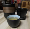 TOUCH MISS旅行茶具套装便携式包一壶二四杯快客杯户外车载喝茶随身泡茶壶 猫耳一壶一杯(主人杯)咖啡色 实拍图