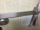 纽伦贝诗304不锈钢厨房置物架免打孔打孔壁挂收纳架调料架挂架层架挂件 80*15单层（免打孔/打孔两用） 实拍图