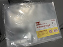 杰利文件袋透明拉链式a4资料袋考试用小学生塑料拉链a5中高考快递防水票据用发票档案拉边袋加厚磨砂 A4透明磨砂 6个装 实拍图