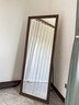伯仑 穿衣镜全身镜落地镜美式欧式试衣镜挂墙复古镜大服装店镜子壁挂 仿古白 【壁挂/靠墙】60cm*165cm 实拍图