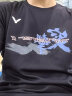 威克多（VICTOR） VICTOR威克多 羽毛球服健身跑步篮球运动服T恤球衣 短袖T-39005/C黑色 L 实拍图