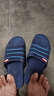 经典拖鞋舒适休闲一字拖居家情侣防滑男女凉拖鞋 蓝色 41 （偏小码建议拍大一码） 实拍图