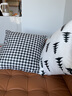 温文雅 北欧风抱枕沙发客厅抱枕套加厚正方形靠枕含芯靠垫靠背枕垫 千鸟格 50*50cm【外套+内芯】 实拍图