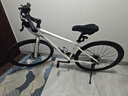 格莱仕飓风专业破风公路自行车平把跑车男女式通用24速油压碟刹变速赛车 米白 24速 700Cx40cm 实拍图