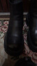 百丽个性擦色烟筒靴女23冬季新商场同款牛皮短筒靴加绒A4Z1DDD3 黑色-单里 38 晒单实拍图