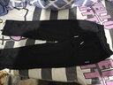 猫霓裤子男秋冬季潮流宽松加绒直筒裤黑色男裤工装裤运动休闲西长裤 黑色+黑色（加绒款） 4XL 【建议体重165-180斤左右】 实拍图