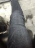 南极人牛仔裤男修身裤子男夏季新款破洞小脚休闲裤男韩版长裤子两条装 1617深蓝色+1623黑色 30 实拍图