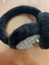 咕咕象（guguxiang）冬季耳罩保暖耳套男士耳包冬天护耳朵罩儿童耳帽耳暖防寒耳捂子 黑色 1个 （82019耳罩） 实拍图