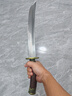 龙泉市神龙宝剑凤凰小清刀百炼花纹钢短刀小刀短剑武术剑道未开刃 小清刀 实拍图