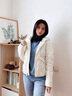 佰蓝娇羽绒服女短款2025冬季女装新款高端时尚品牌小个子白鸭绒加厚外套 白色 M （推荐105斤以下） 实拍图