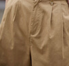 茵曼（INMAN）阔腿五分裤女士夏季新款松紧显瘦高腰直筒休闲新疆棉短裤 浅褐色 L 实拍图