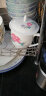千红窑醴陵瓷器釉下五彩陶瓷茶杯带盖毛瓷杯带碟家用泡茶杯子再造毛瓷杯 毛瓷芙蓉杯 实拍图