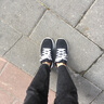 SKECHERS斯凯奇女鞋简约纯色运动鞋 轻质透气减震软底休闲鞋 12615/BKW 黑色/白色 35 实拍图