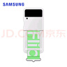 三星（SAMSUNG）适用于Galaxy Z Flip3 5G 原装手机壳 挂绳硅胶保护壳 折叠屏保护套 白色 实拍图
